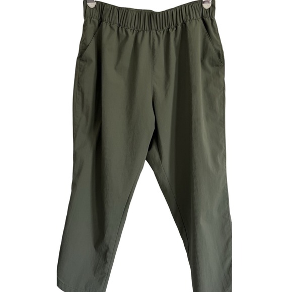 Columbia Pants - Columbia Women's PFG Pull On Pants Green Size L Reg Hiking Lightweight Packable‎